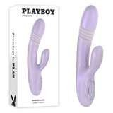 vibrador morado con miviiento